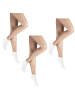 Hudson Sneakersocken Simply³ 3-Pack in White