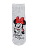 Disney 3er Pack Disney Minnie & Mickey Mouse Socken Sneaker Strümpfe in grau