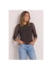 Street One Langarmshirt in Black Coffee