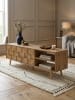 KADIMA DESIGN Lowboard Holz Eiche-Dekor 160x51x40 cm TV-Kommode mit zwei Türen,