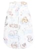 TupTam Baby Sommer Schlafsack Ärmellos Unwattiert in weiß/beige