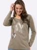WITT WEIDEN Rundhals-Shirt in schlamm