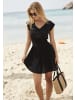 LASCANA Sommerkleid in schwarz