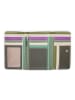 MYWALIT Medium Tri-fold Geldbörse I Leder 14 cm orchid