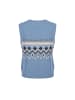 Trussardi Jeans Blau Nylon Damen Pullover Weste