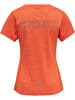 Newline Newline T-Shirt S/S Women Statement Laufen Damen in SPICY ORANGE MELANGE