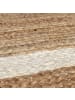 KADIMA DESIGN Einzigartiger handgearbeiteter Jute-Teppich in Braun-Beige