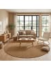 Snapstyle In- & Outdoor Teppich Porto Rund in braun