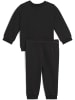 Puma Trainingsanzug "MINICatS ESS Crew Set FL INF" in Schwarz