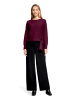 Betty Barclay Feinstrickpullover mit Fledermausärmeln in Dark Aubergine
