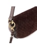FREDs BRUDER Weave Harmony Umhängetasche Leder 25 cm in dark chocolate