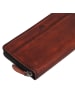 Greenburry Destressed Geldbörse RFID Schutz Leder 19 cm in rusty orange