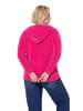 Ulla Popken Strickjacke in fuchsia pink