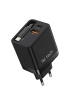 Wisam® Teltech Schnellladegerät GaN USB / USB-C / Kabel USB-C 65W 65W PD PPS