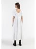 DreiMaster Vintage Damen Maxikleid in Weiss