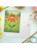 Mr. & Mrs. Panda Postkarte Hummel Blume Design ohne Spruch in Weiß