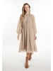 DreiMaster Vintage Kleid in Beige Braun