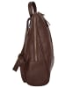 Samantha Look Rucksack echt Leder in braun