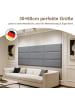 Yalion 2er-Set Wandkissen aus Stoff 30x60cm 3D Gepolsterte Wandpaneele in Dunkelgrau