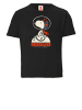 Logoshirt T-Shirt Snoopy - Moonwalker in schwarz