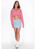 myMo Cardigan in pink multicolor