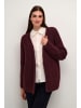 CULTURE Strickjacke CUbrava Oversize fit in Winetasting Melange