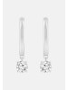 Ethische Diamanten Ohrringe aus 375 Weißgold mit Lab Grown Diamant