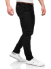 Maurelio Modriano Maurelio Modriano Herren Designer Chino Stoff Hose Chinohose MM016 in Schwarz