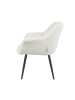 DUBI Möbel 2er-Set: Esszimmerstuhl Mika-Remo in Creme - (B)65 x (H)81 x  (T)66 cm