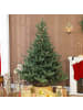 HOMCOM Weihnachtsbaum-130L x 130B x 180H cm-Grün