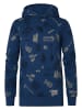 Petrol Industries Hoodie mit Allover-Muster Skokie in Blau