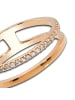 BALIA 333 Rosegold - 8 Karat Damen Ringe Doppel rose Fingerring 56 (17,8)