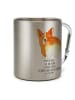 Mr. & Mrs. Panda Teetasse Corgi Po mit Spruch in Silber
