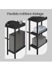 VASAGLE Eckschreibtisch Barnet in Schwarz - (B)140 x (H)76 x (T)140 cm