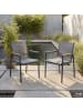 home24 Gartenstuhl Alora 2er-Set in Anthrazit