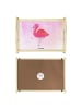 Mr. & Mrs. Panda Tablett Flamingo Classic ohne Spruch in Aquarell Pink