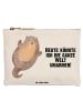 Mr. & Mrs. Panda Schminktasche Otter Umarmen mit Spruch in Weiß