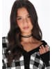 myMo ROCKS Women Cardigan in black white