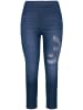 MIAMODA Schlupfhose in dark blue denim