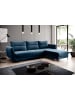 MF Design Sonic Recamiere Rechts in Marineblau -  (L) 276 x (B) 276 x (H) 100 cm