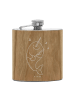 Mr. & Mrs. Panda Hip Flask Narwal Gitarre ohne Spruch in Braun