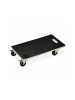relaxdays 10x Transportroller in Schwarz - (B)58 x (H)11,5 x (T)30 cm