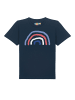 wat? Apparel T-Shirt Regenbogen in Dunkelblau