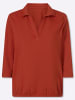 Sieh an! Poloshirt in rostrot