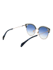 Police Frauen Sonnenbrille Schmetterling Blau