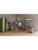 VCM  U Schreibtisch Eckschreibtisch L Form 190x160x80 in Silber / Anthrazit