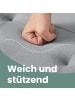 SONGMICS Sitzhocker Minota in Hellgrau - (B)41 x (H)31 x (T)31 cm