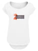 F4NT4STIC Long Cut T-Shirt Geishora Japan Streetstyle in weiß