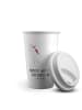 Mr. & Mrs. Panda To Go Becher Einhorn Yoga mit Spruch in Weiß
