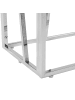 Beliani Bücherregal HOXIE in Silber - (W) 100 x (H) 175 x (L) 30 cm